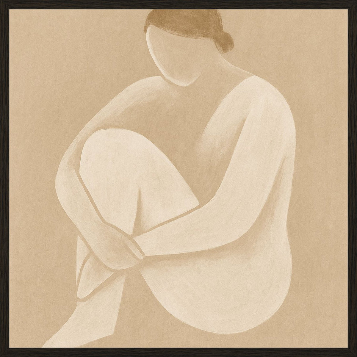 Poster in black frame