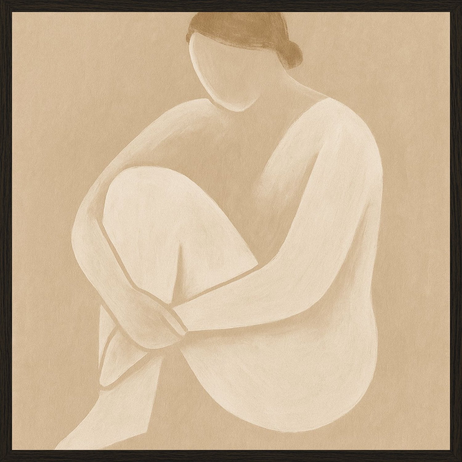 Poster in black frame