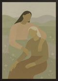 Poster in black frame