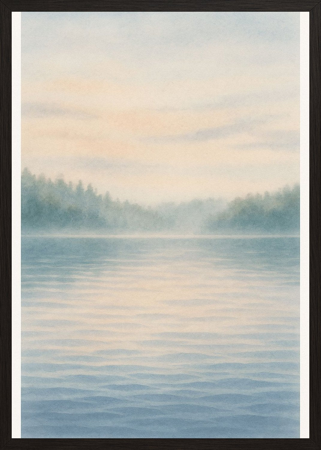 Poster in black frame