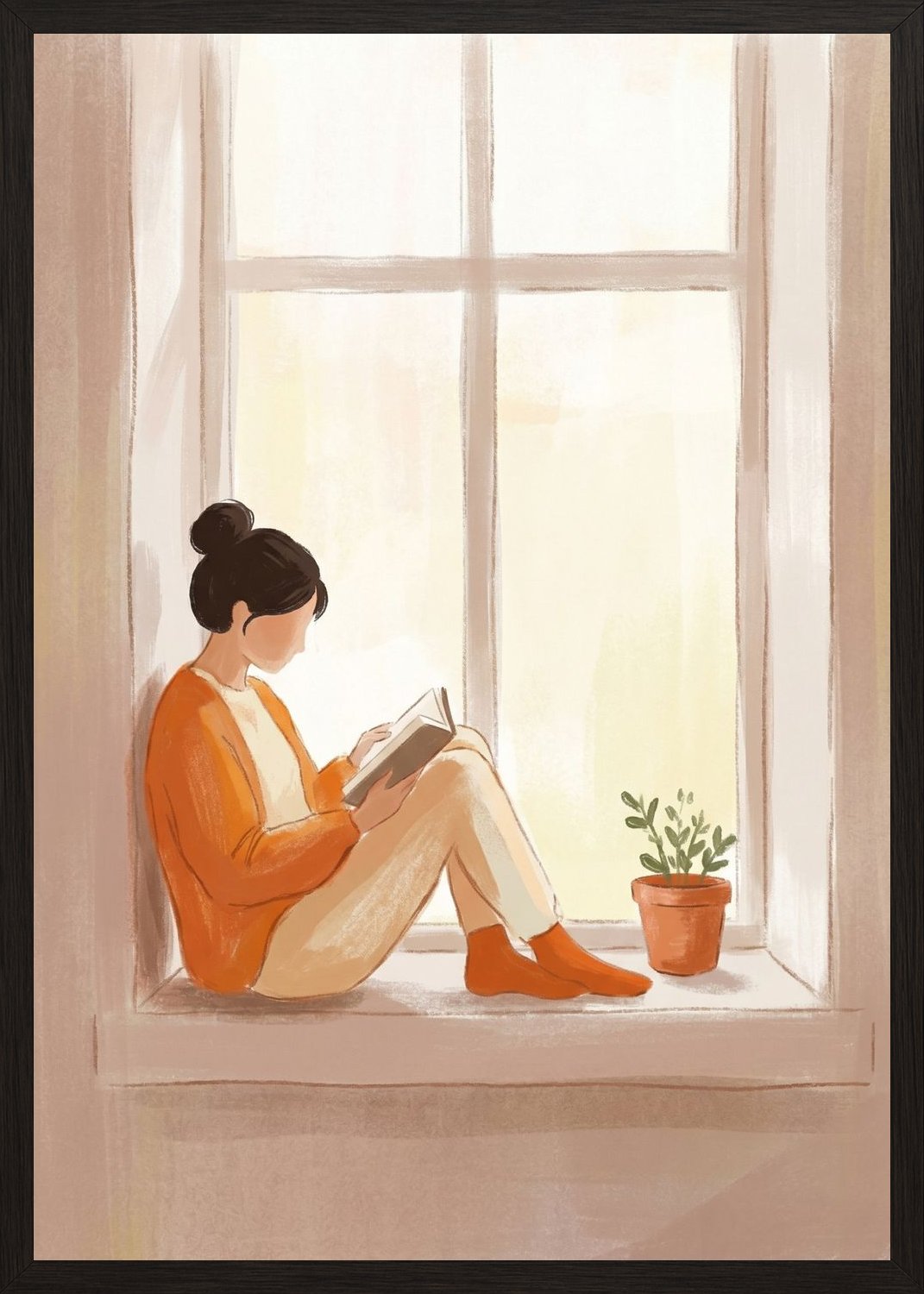 Poster in oak frame