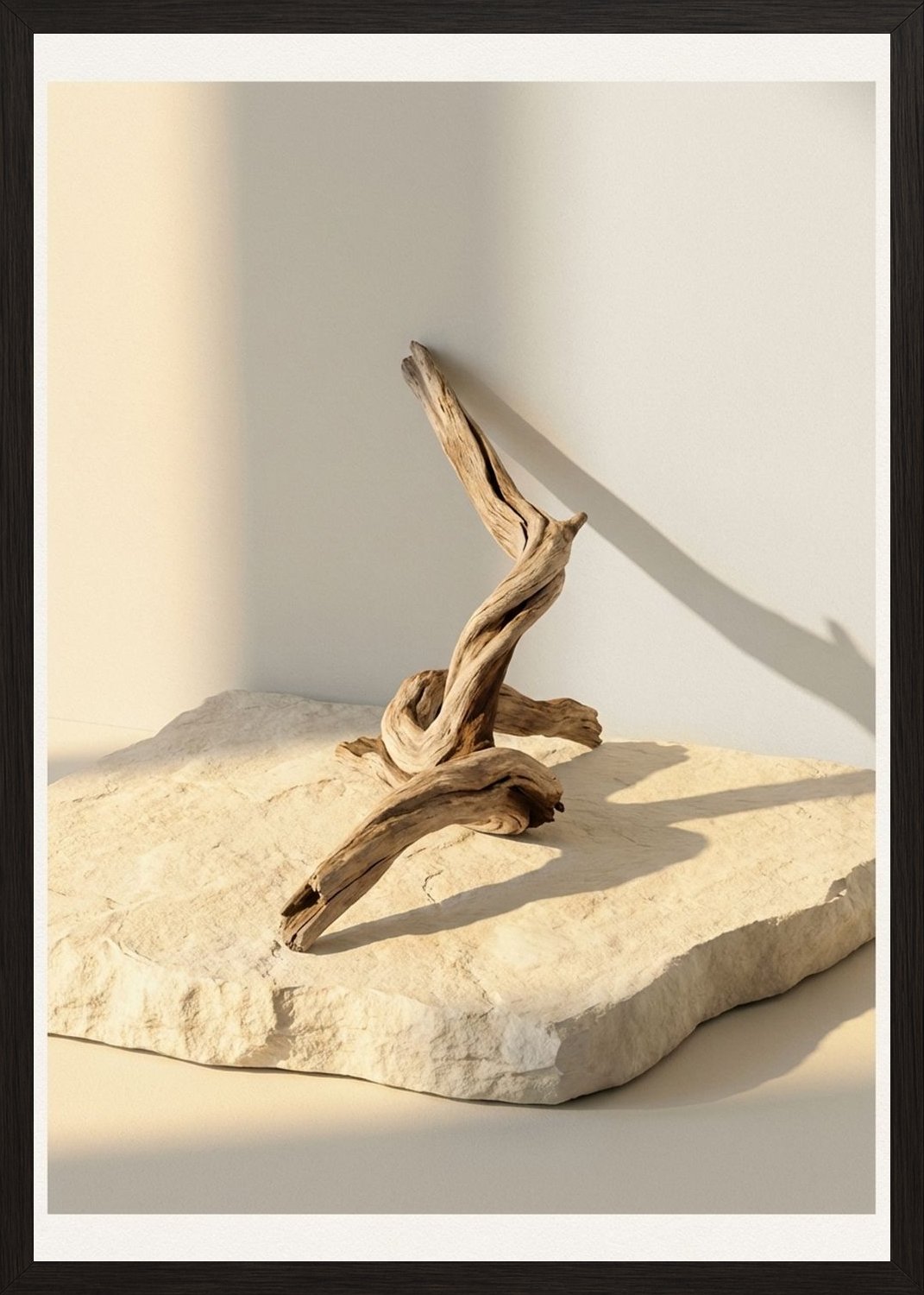 Poster in black frame