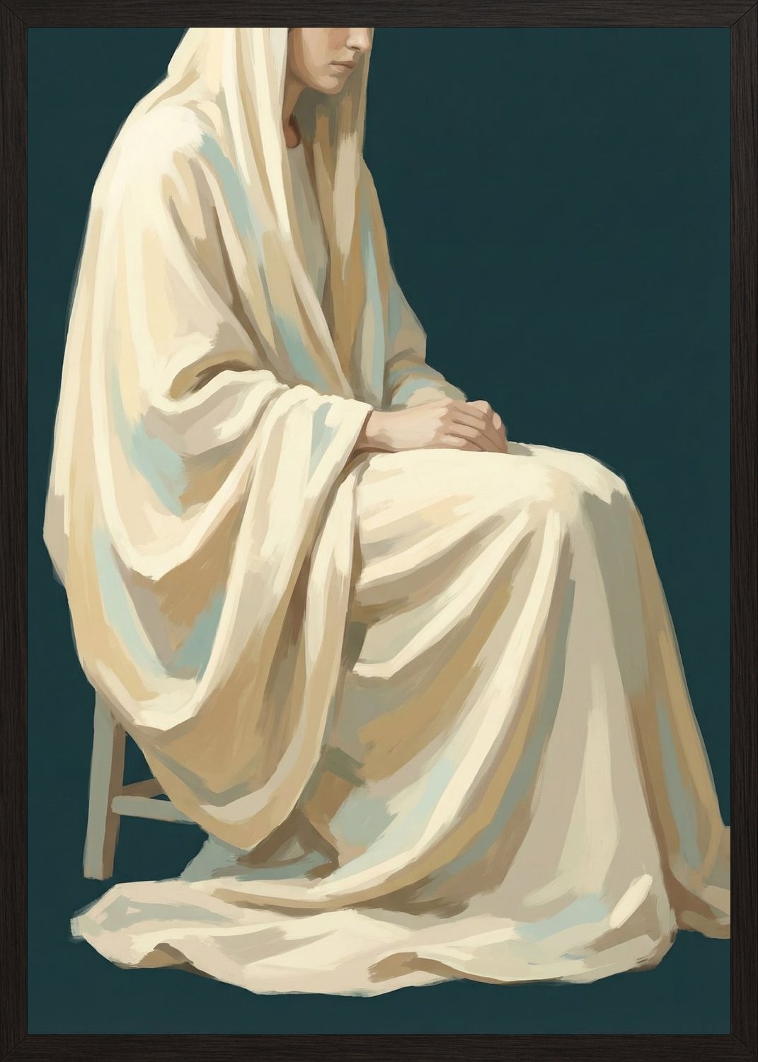 Poster in oak frame