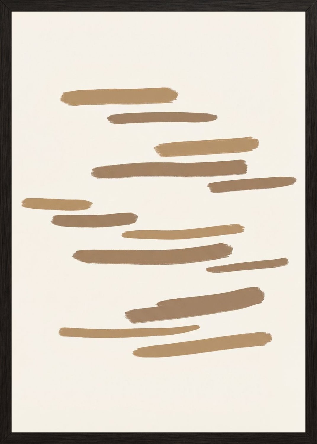 Poster in black frame