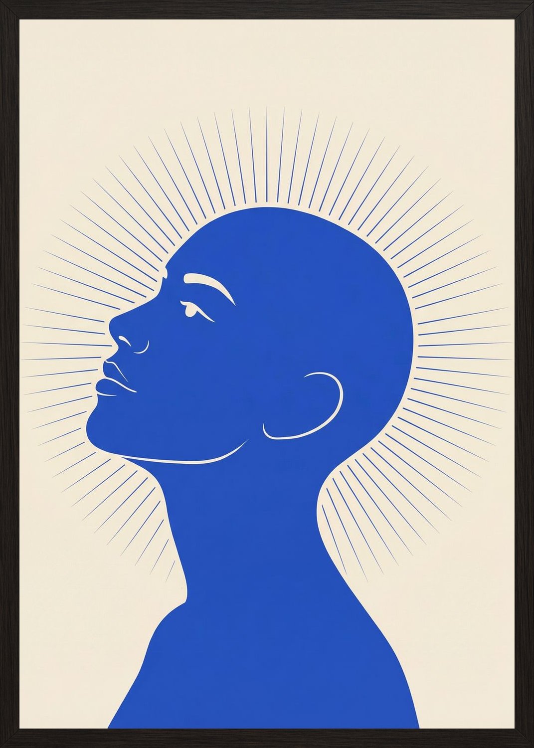 Poster in oak frame
