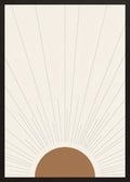 Poster in black frame