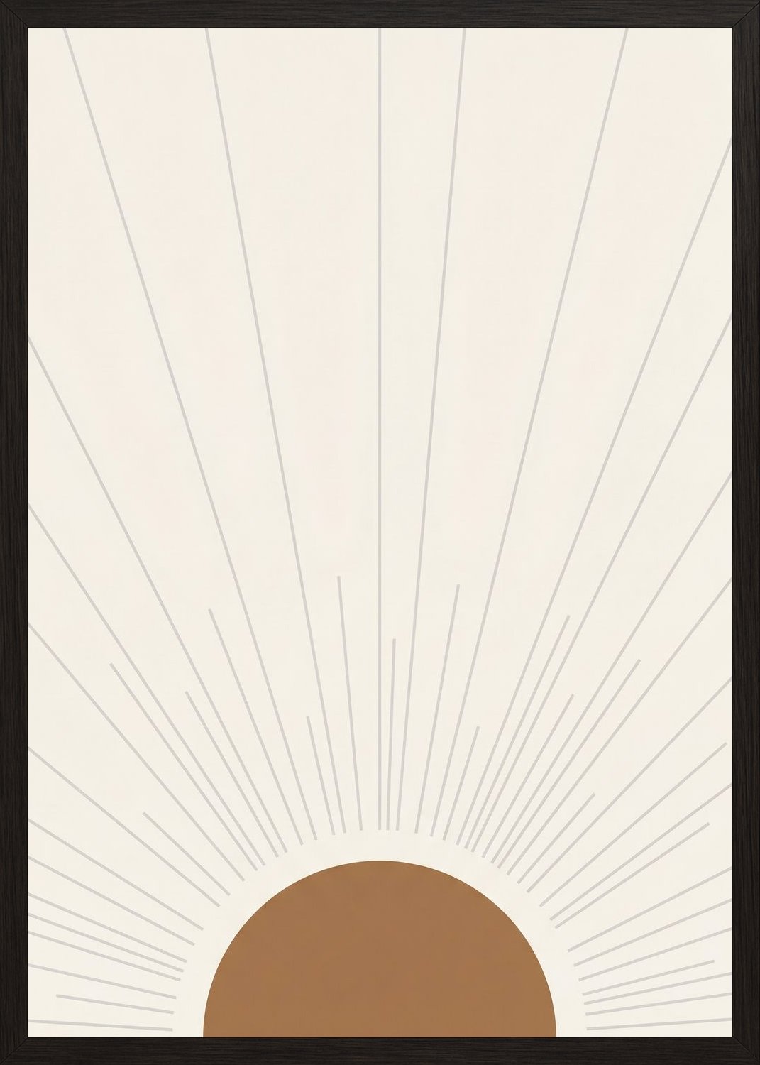 Poster in black frame