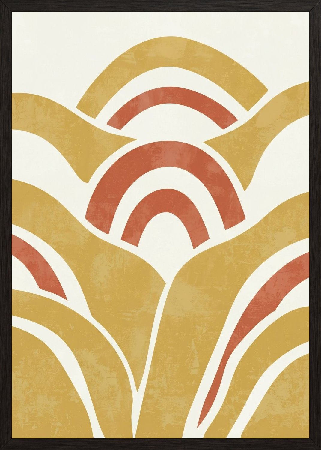 Poster in oak frame