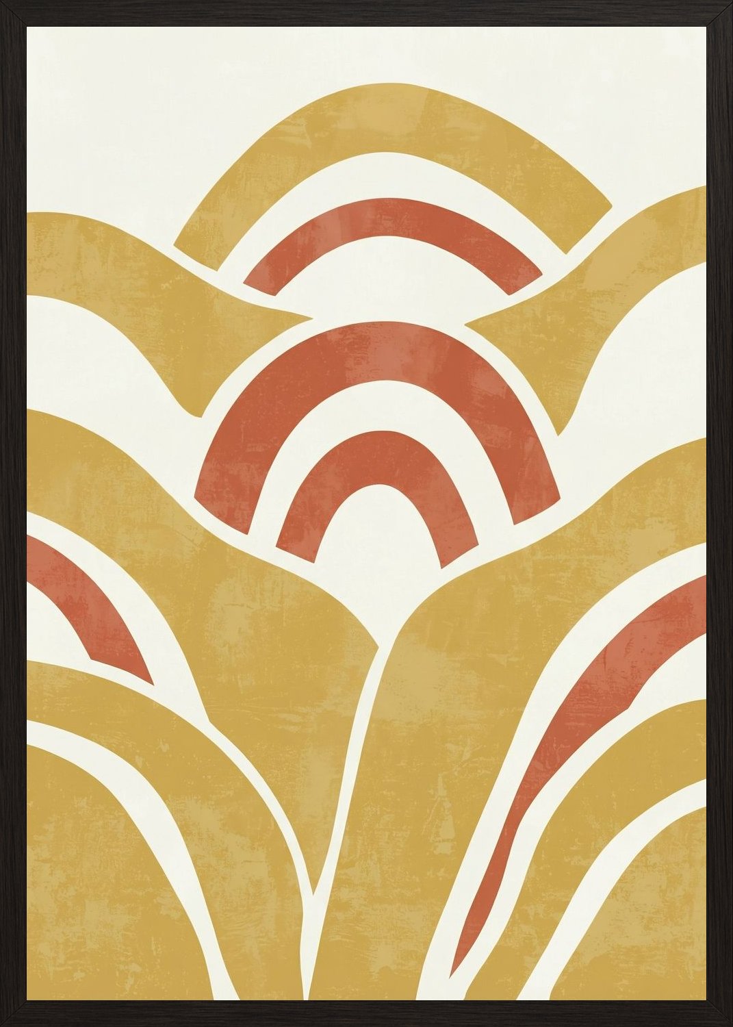 Poster in black frame