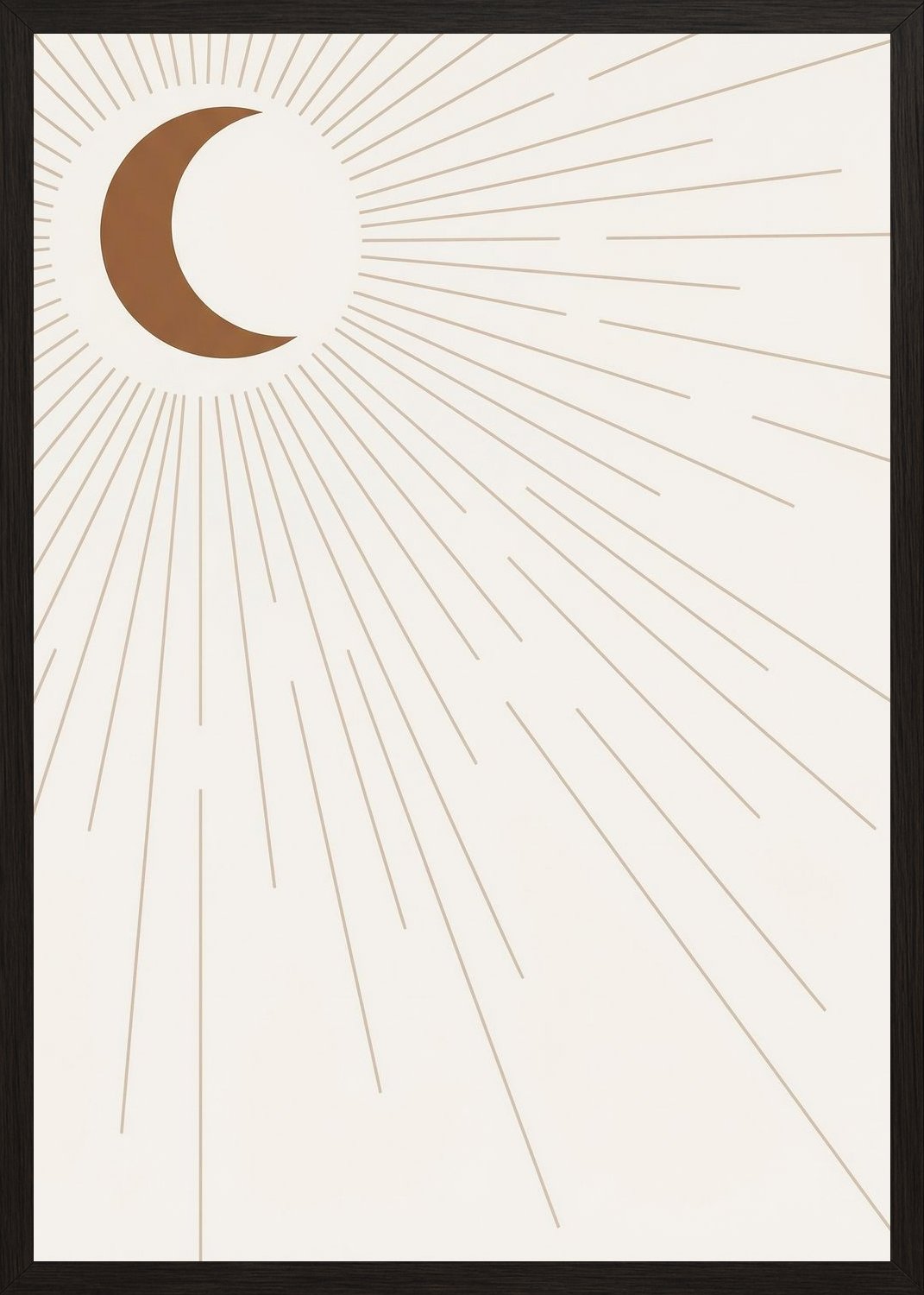 Poster in black frame