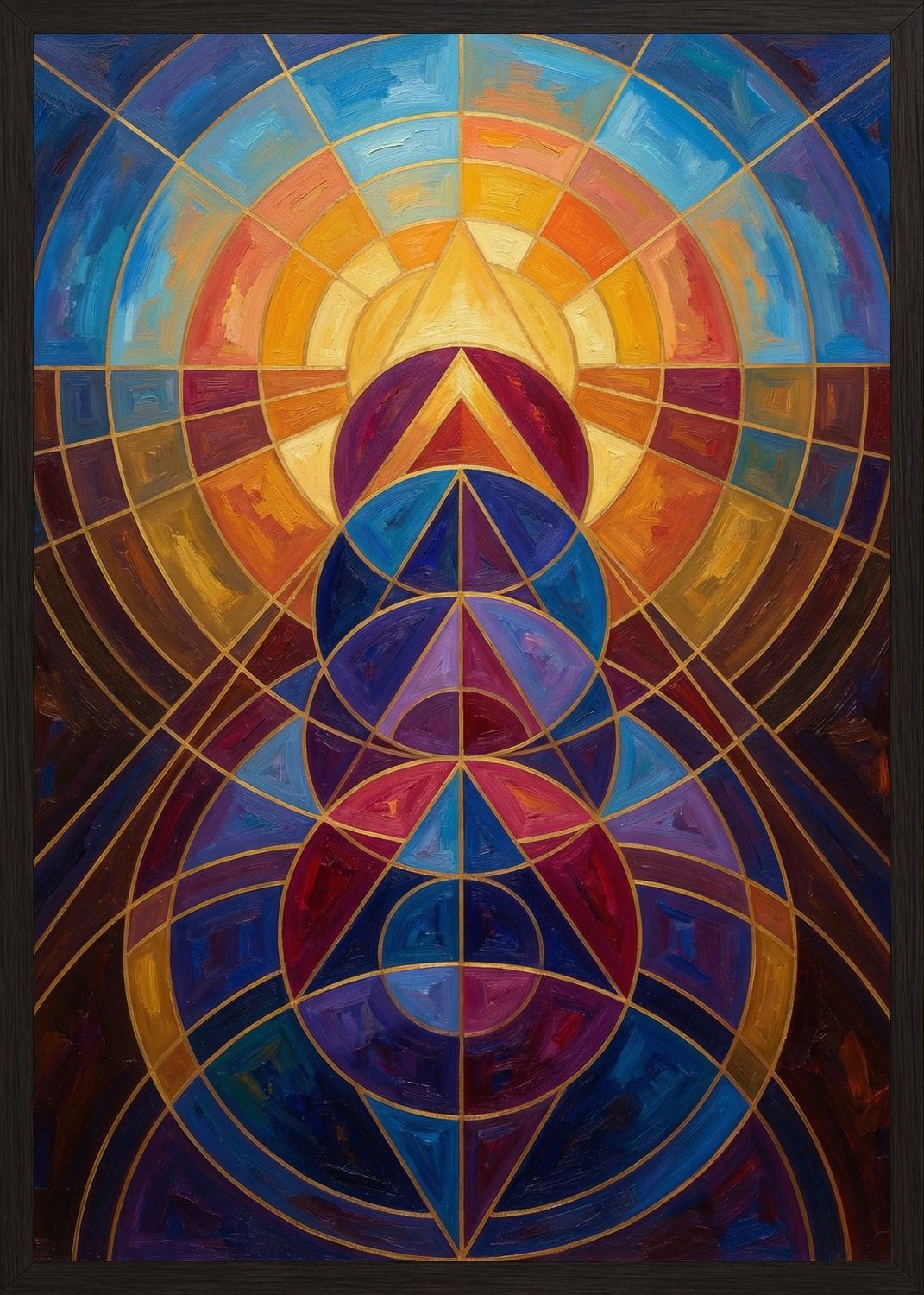 Poster in black frame