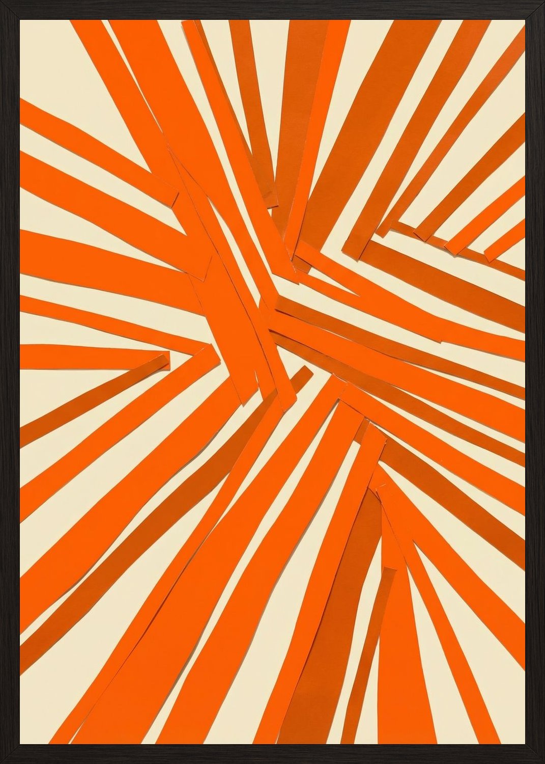 Poster in black frame