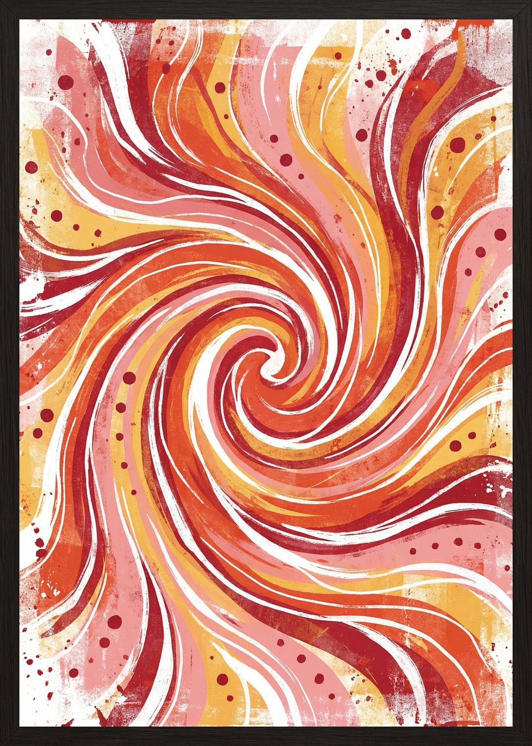 Poster in black frame