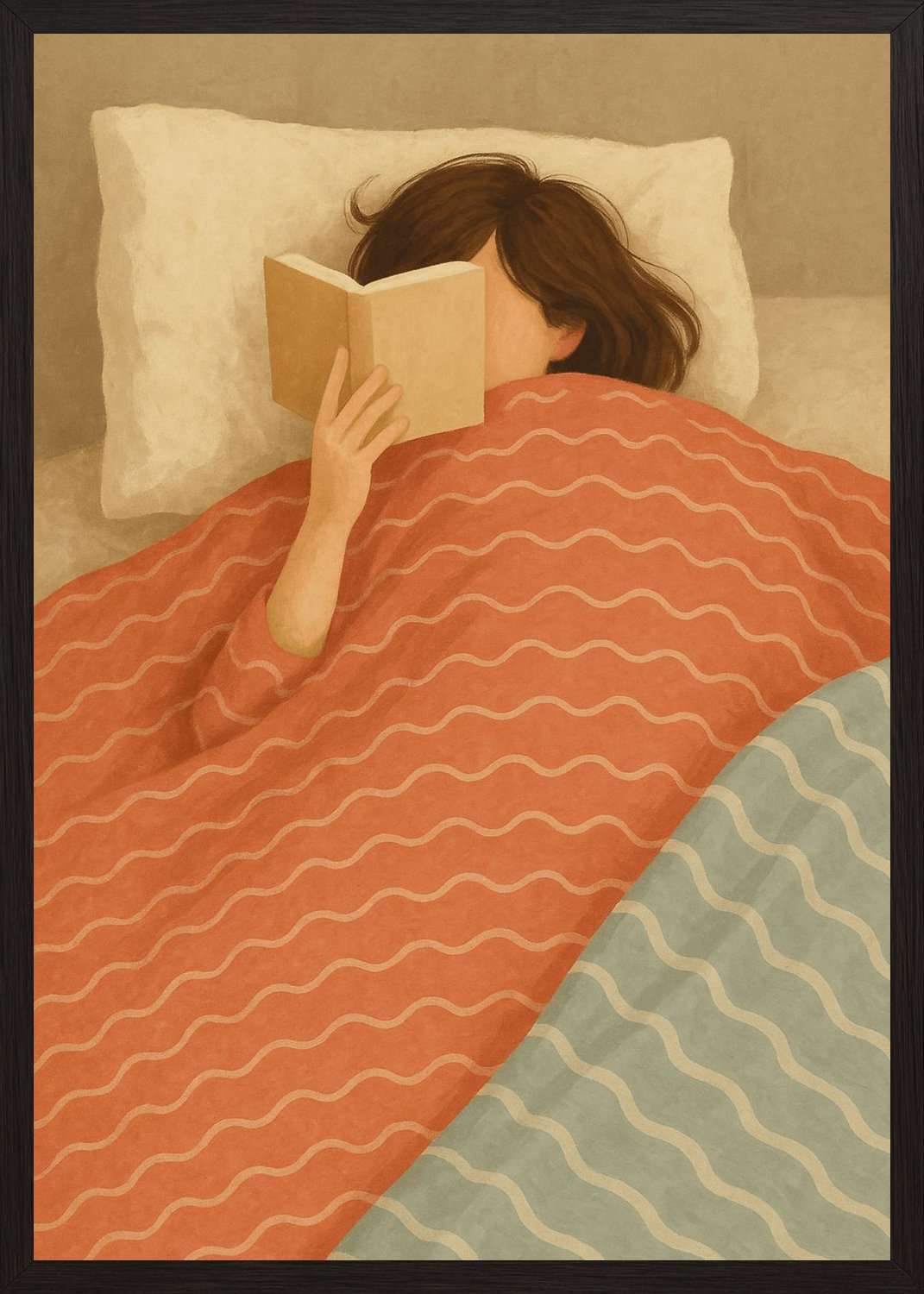 Poster in black frame