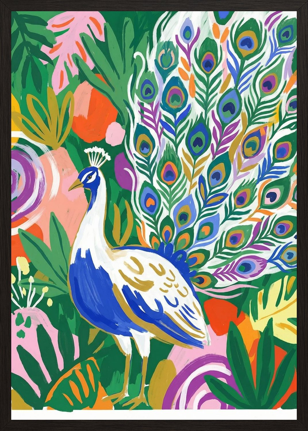 Poster in black frame