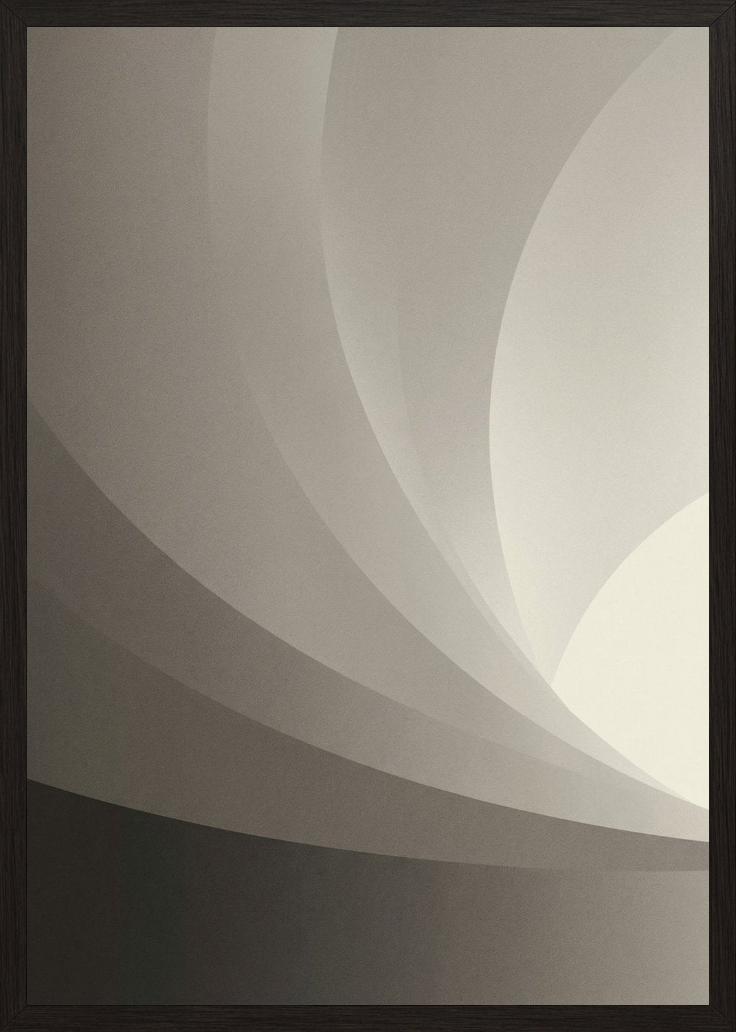 Poster in black frame