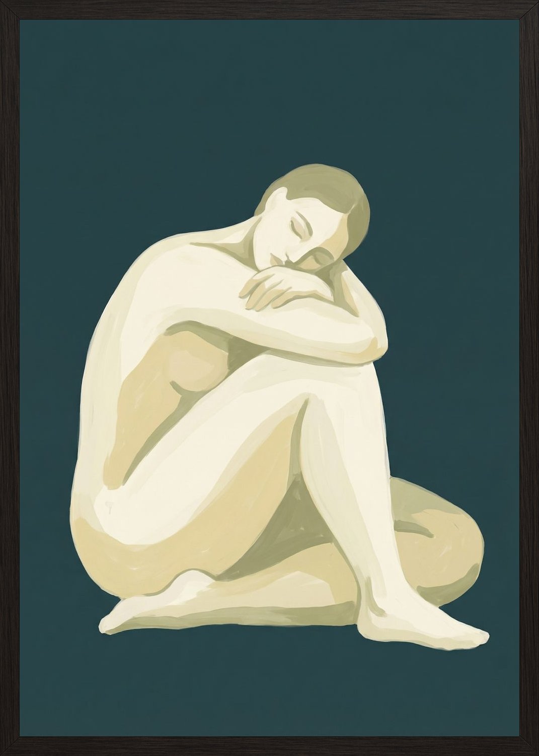 Poster in oak frame
