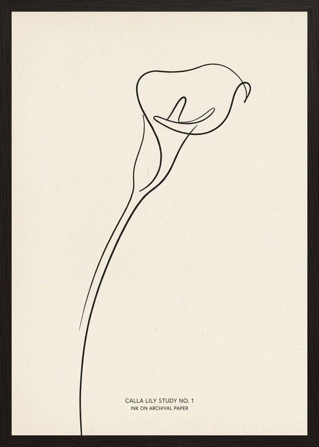 Poster in black frame