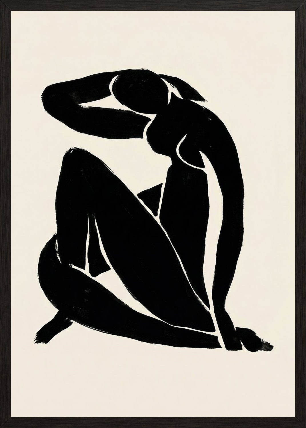 Poster in black frame