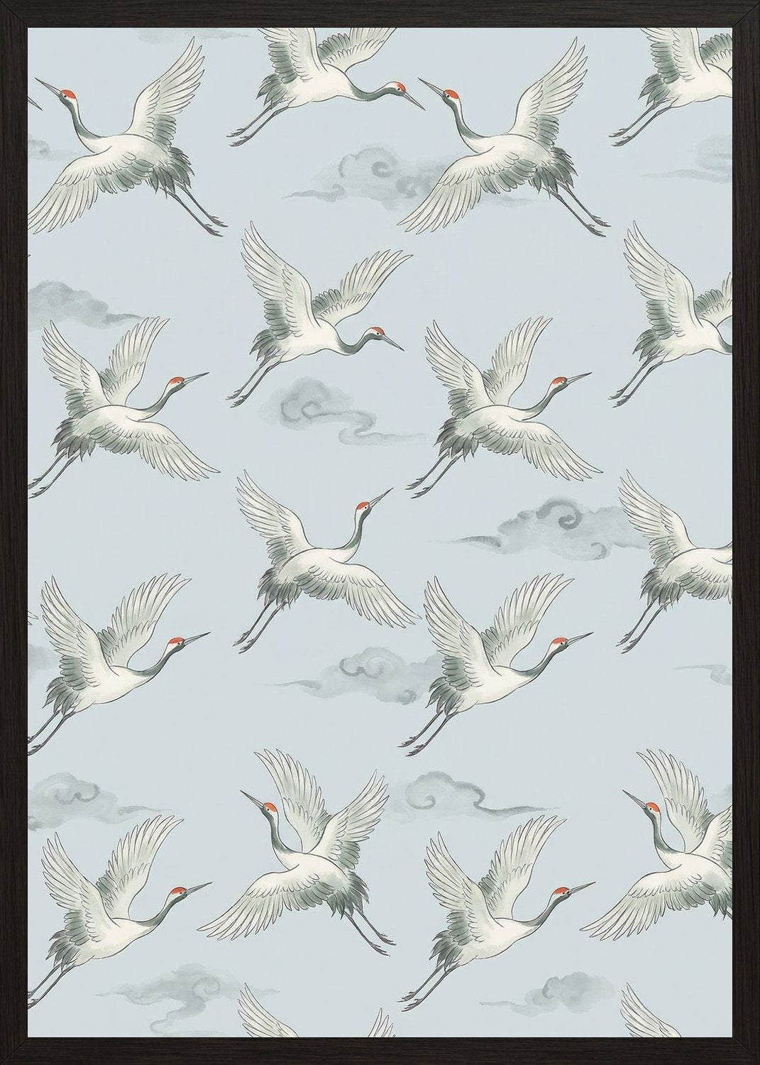 Poster in black frame