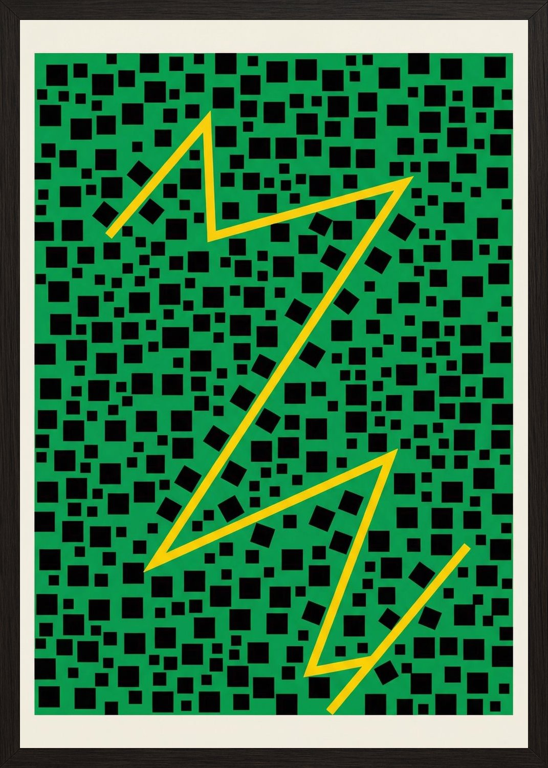 Poster in oak frame