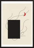 Poster in black frame