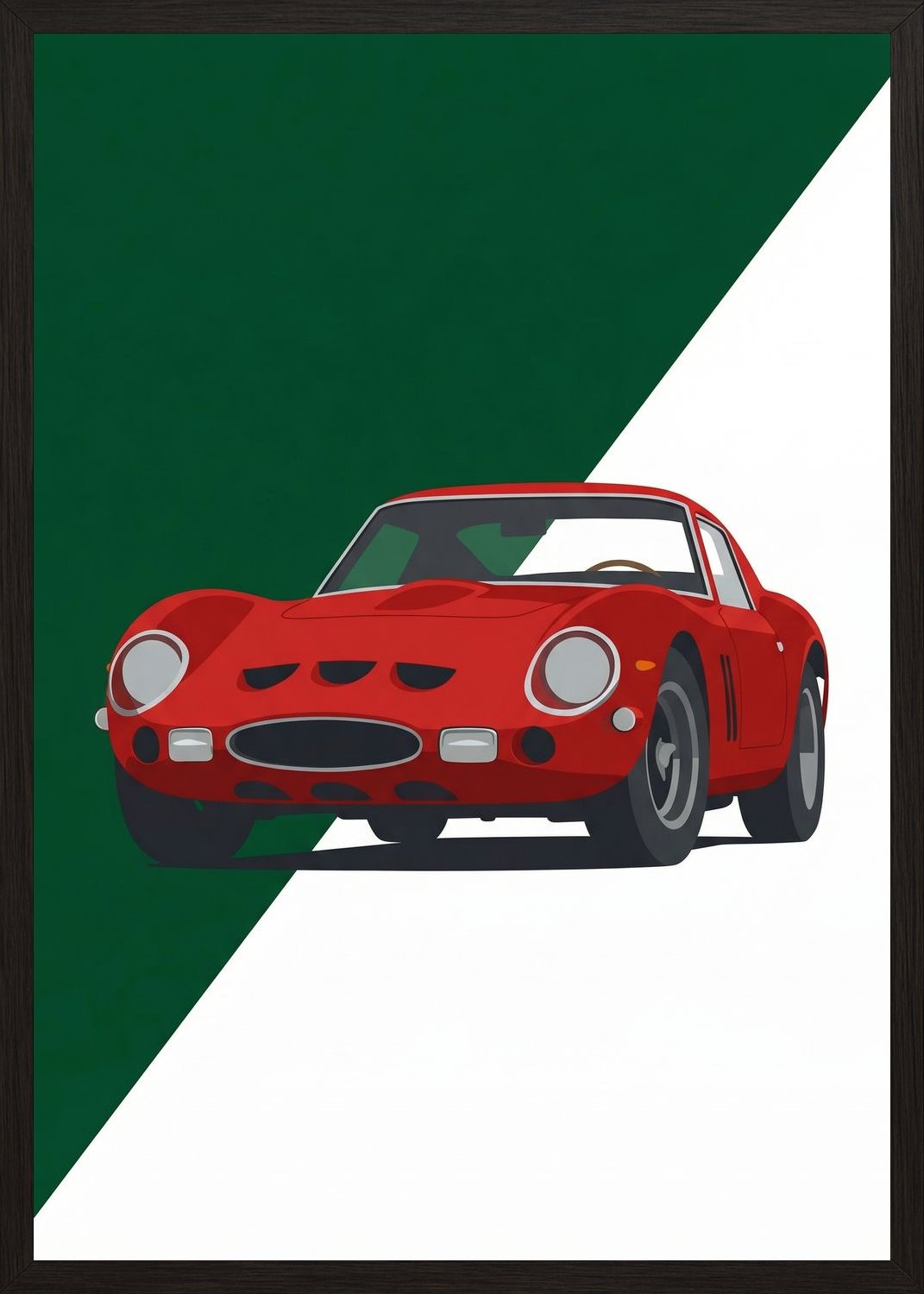 Poster in black frame