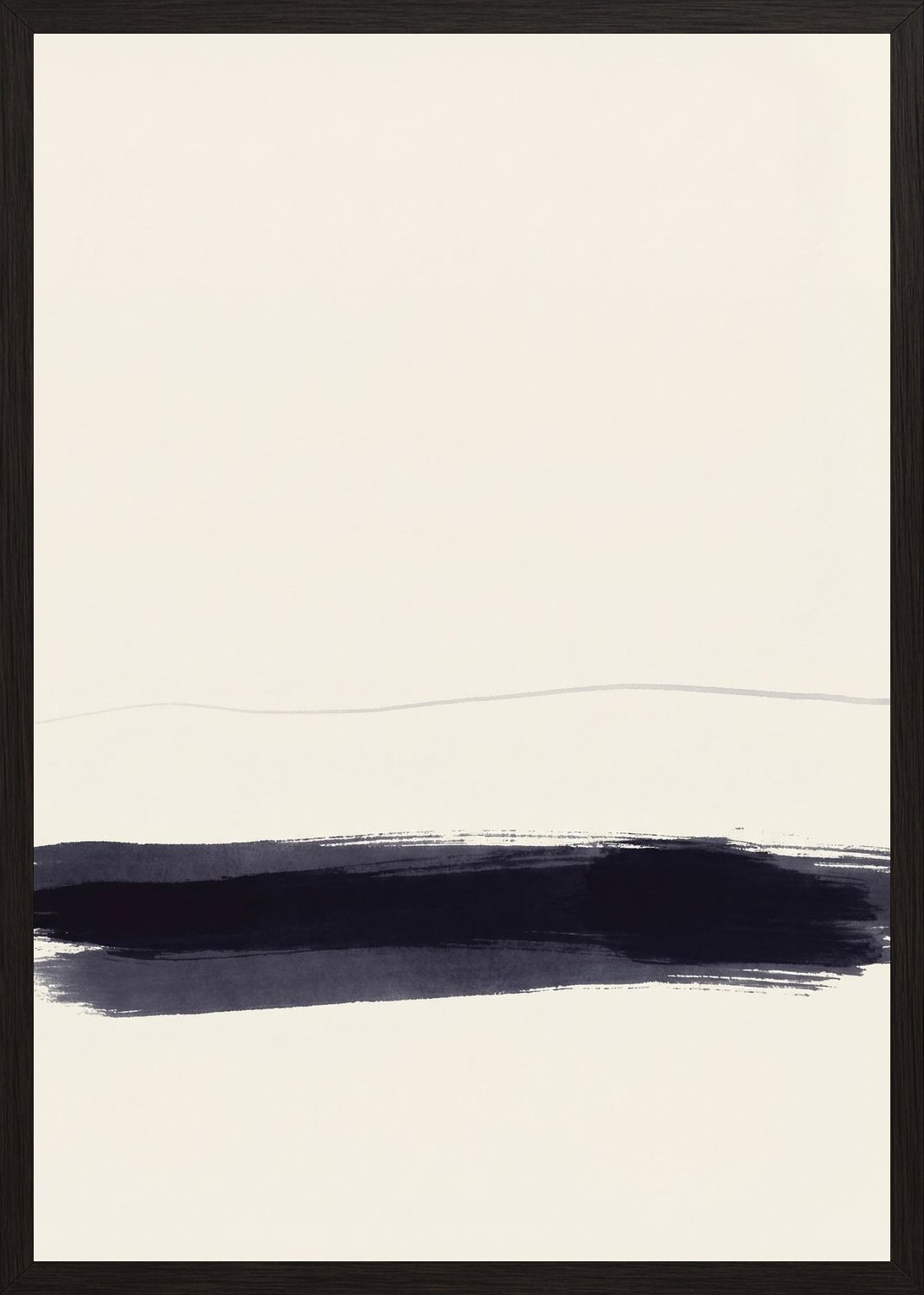 Poster in black frame