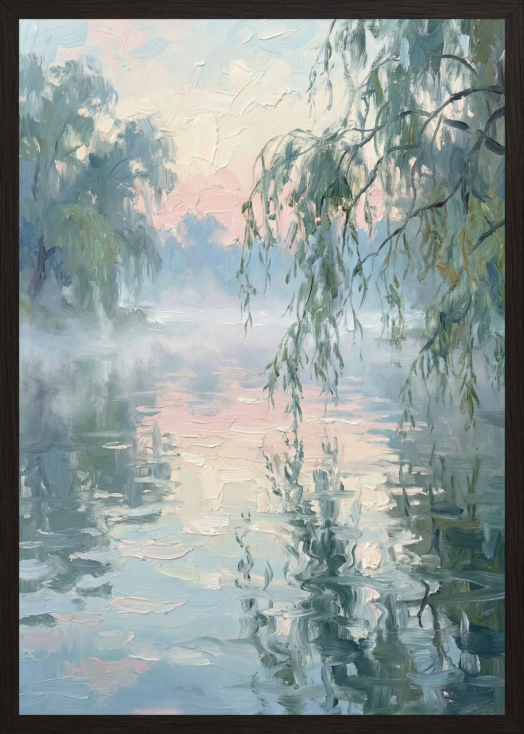 Poster in black frame