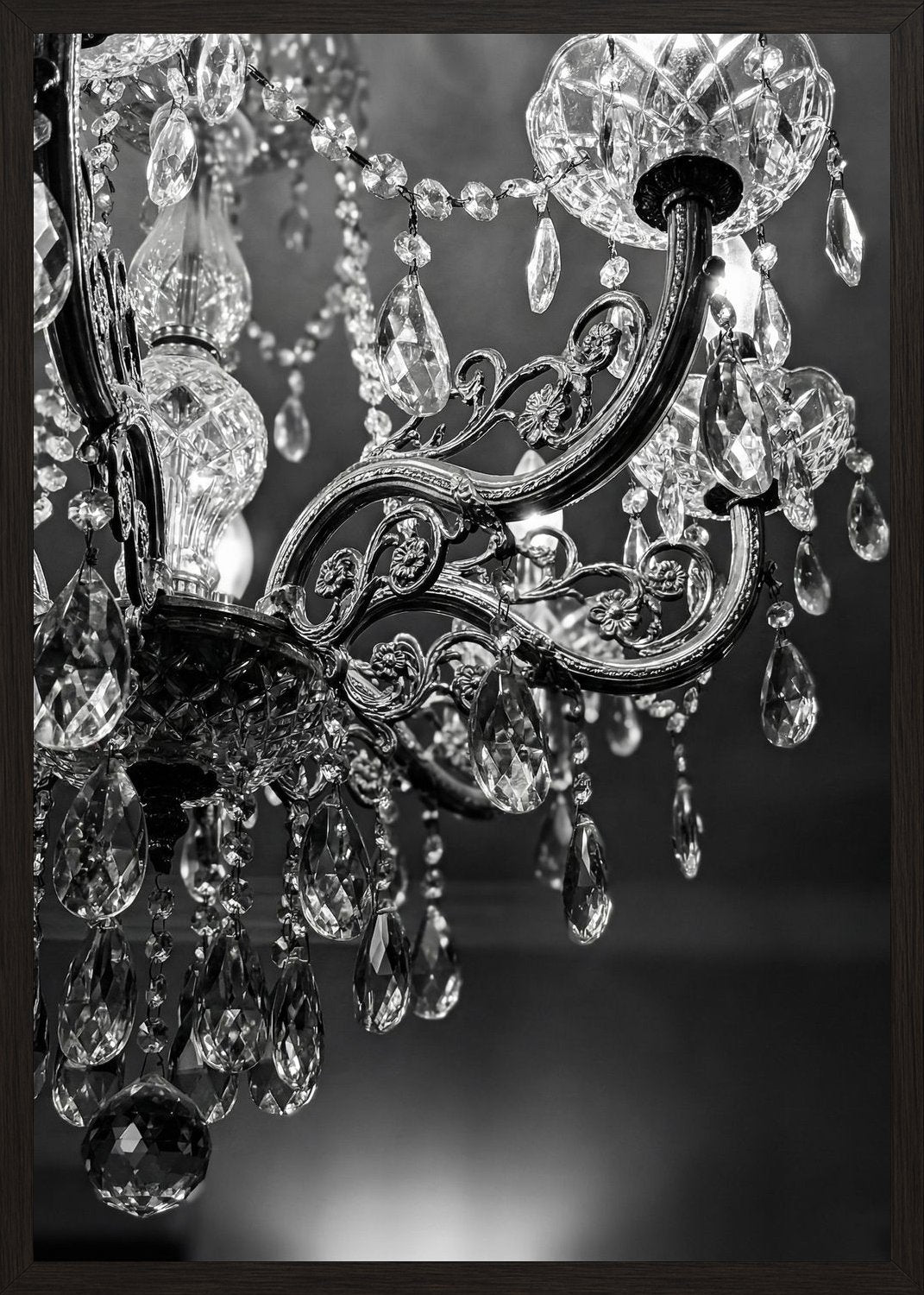 Poster in black frame