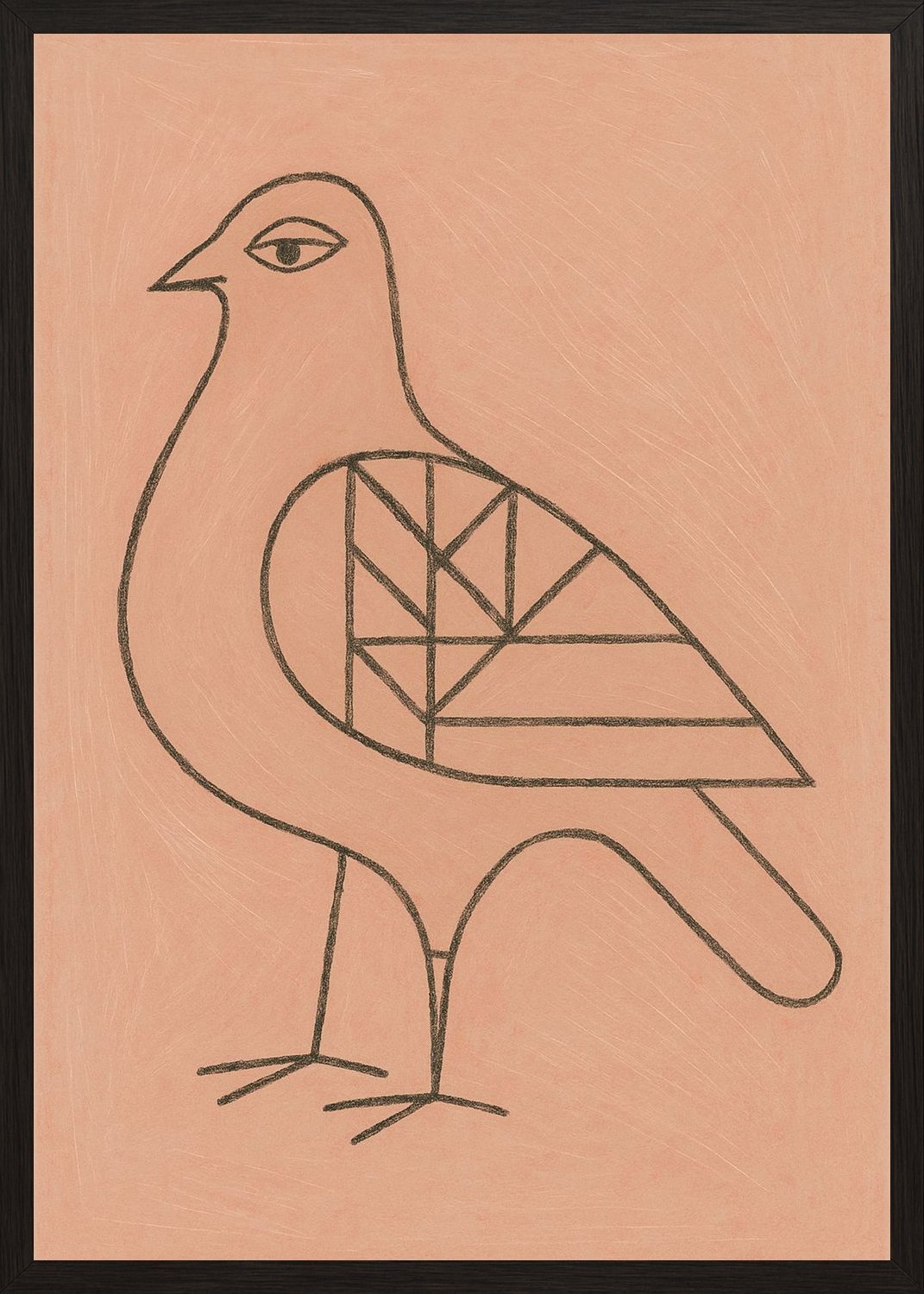 Poster in black frame