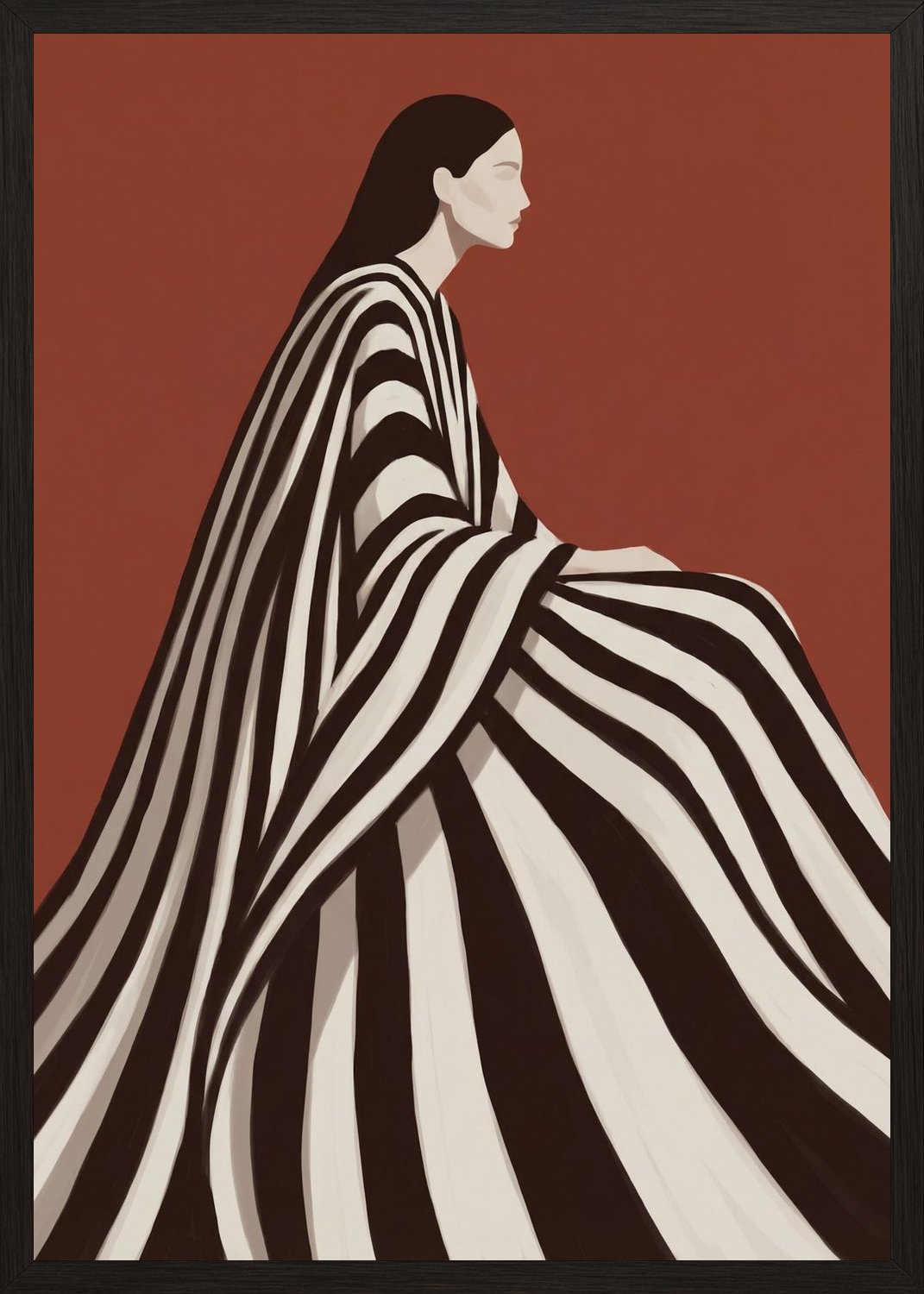 Poster in oak frame