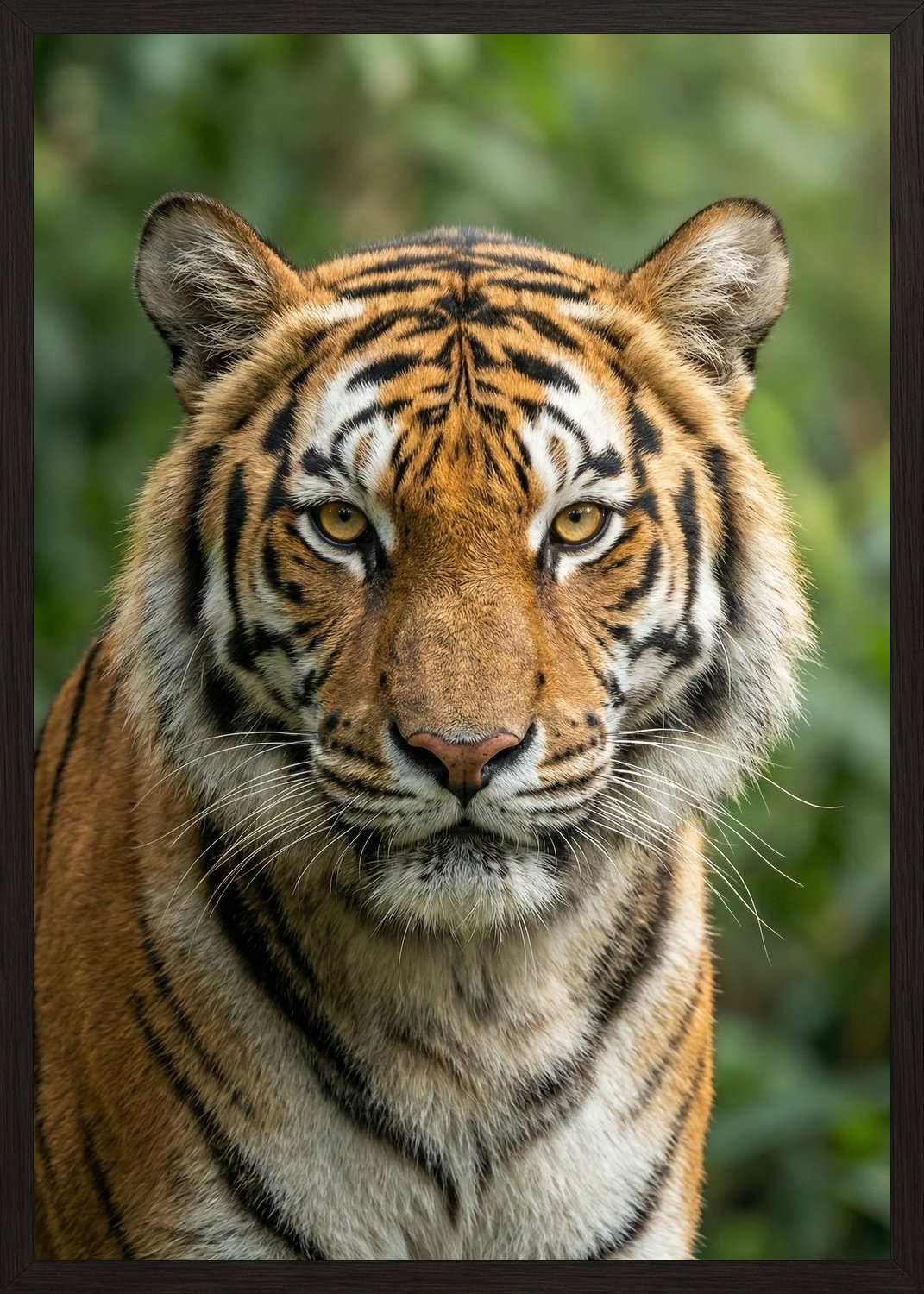 Poster in black frame