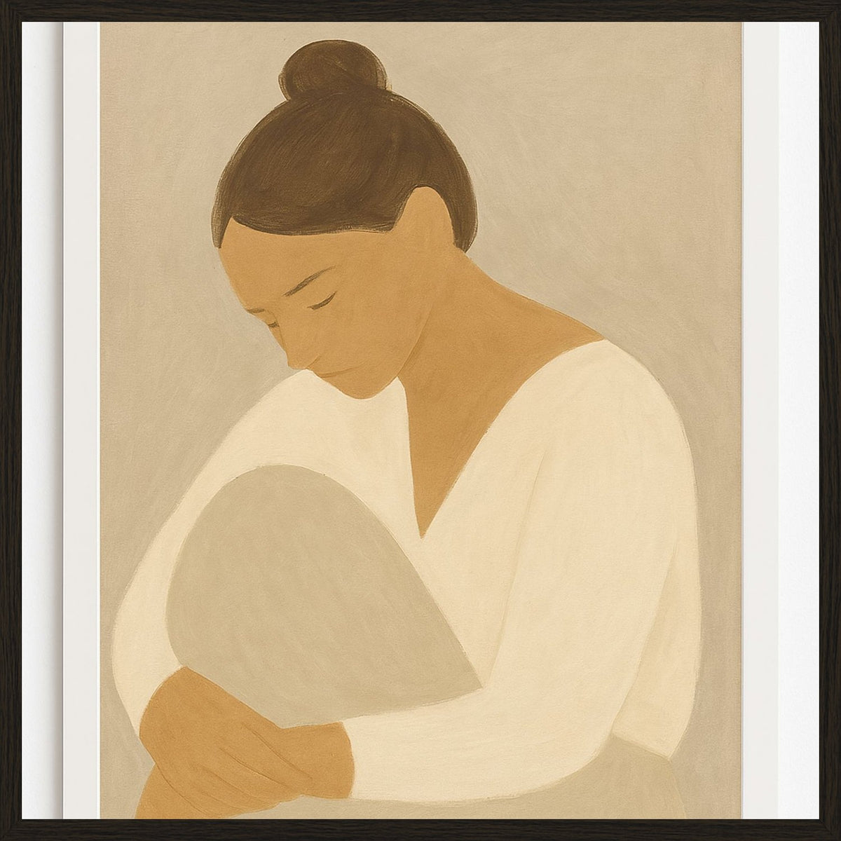 Poster in black frame