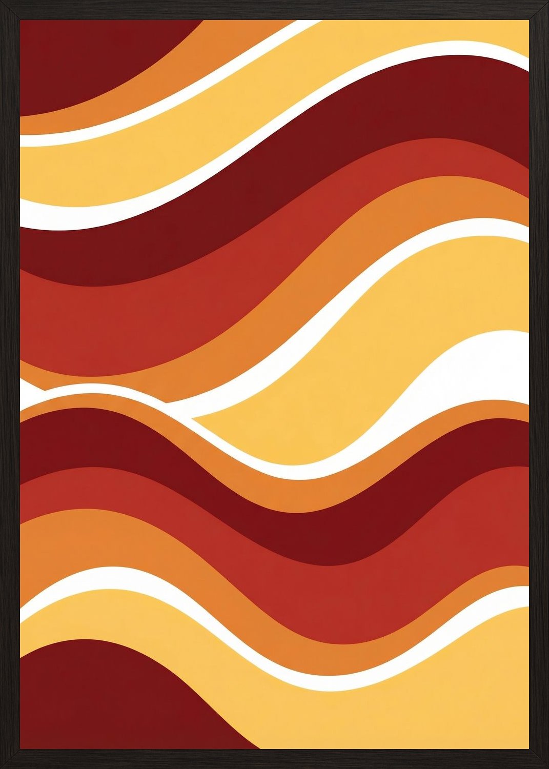 Poster in black frame