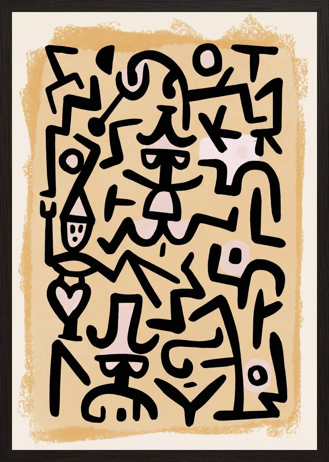 Poster in black frame