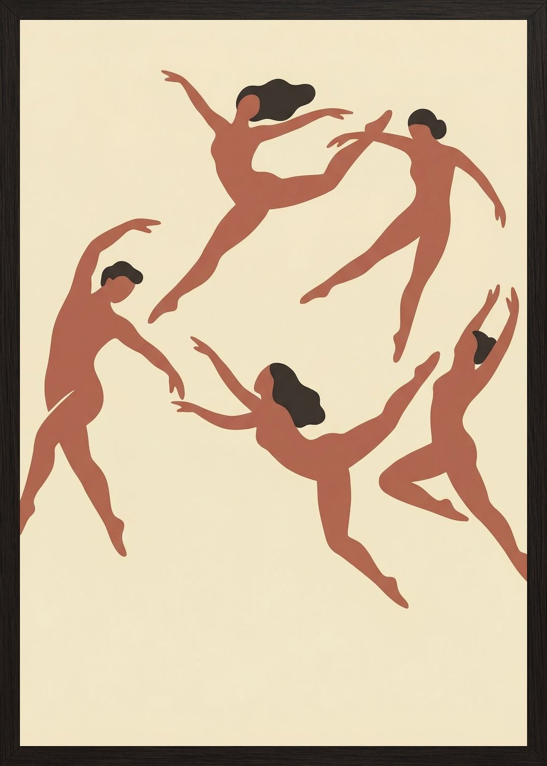 Poster in black frame