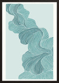 Poster in black frame
