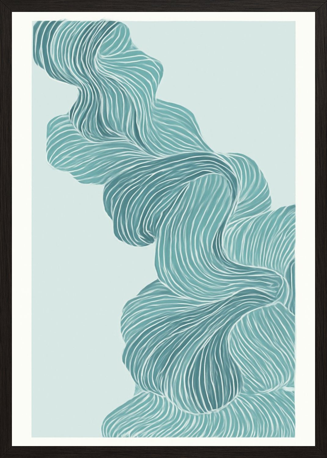 Poster in black frame