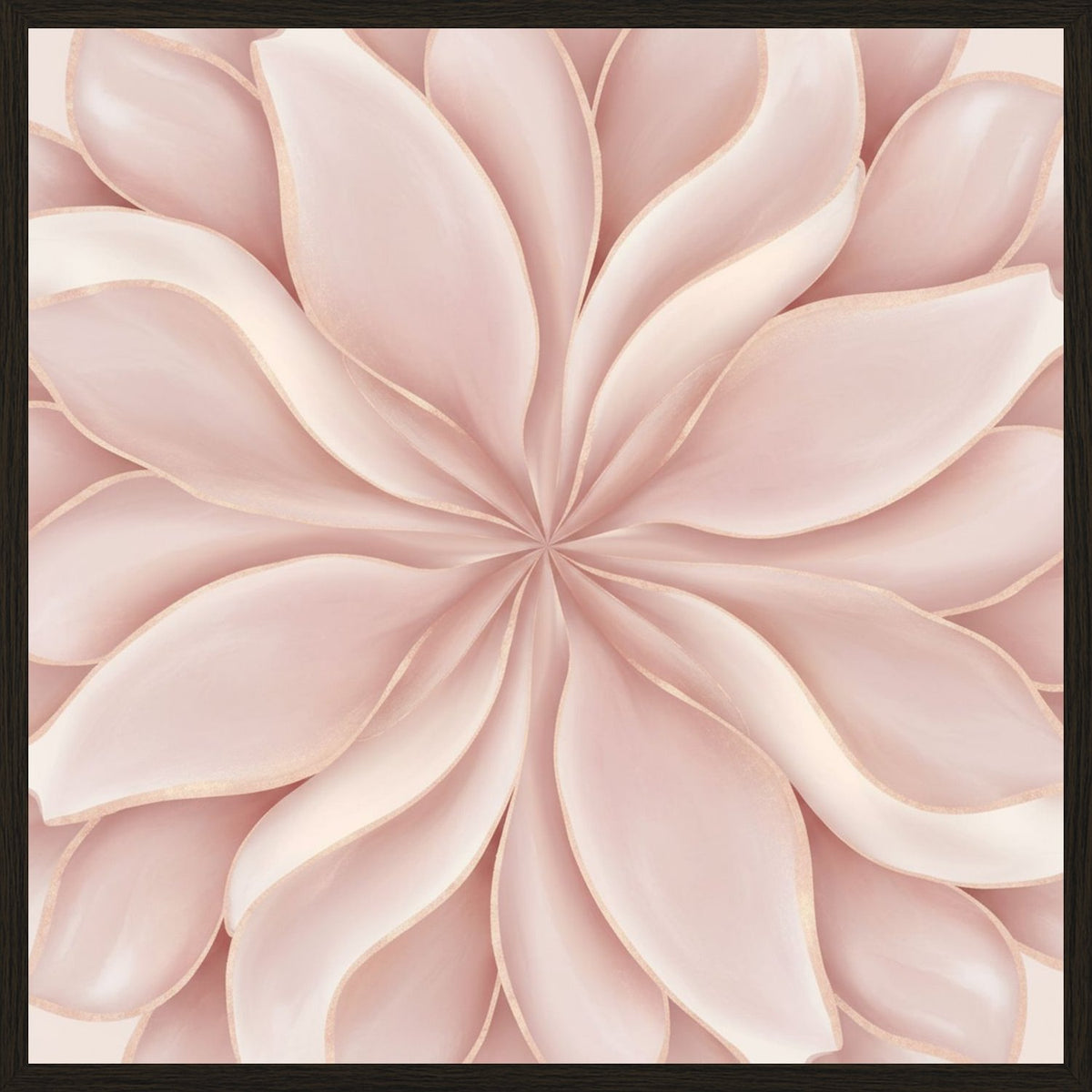 Poster in black frame