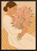 Poster in black frame