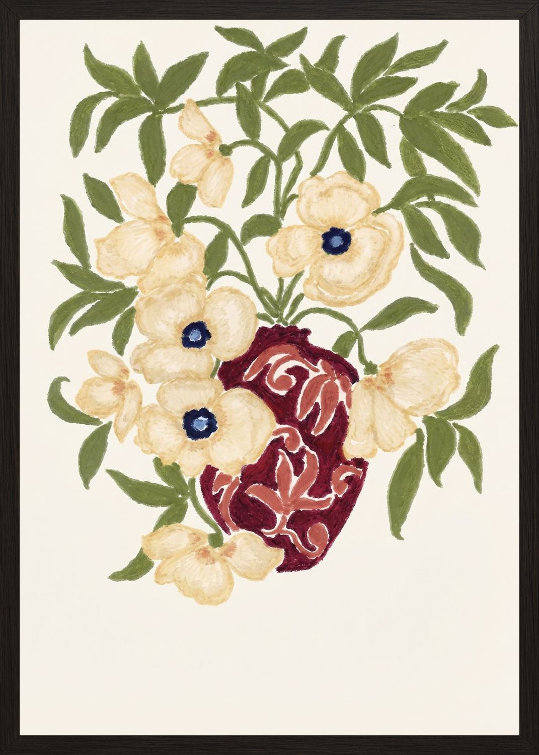 Poster in black frame