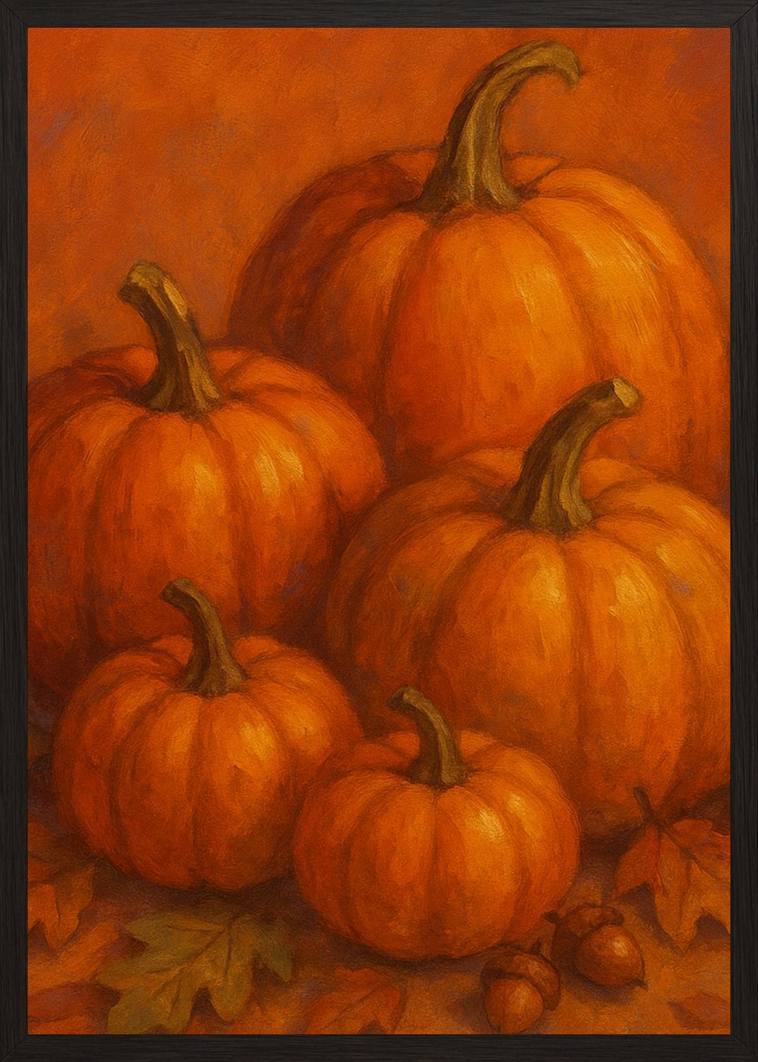 Poster in black frame