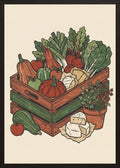 Poster in oak frame
