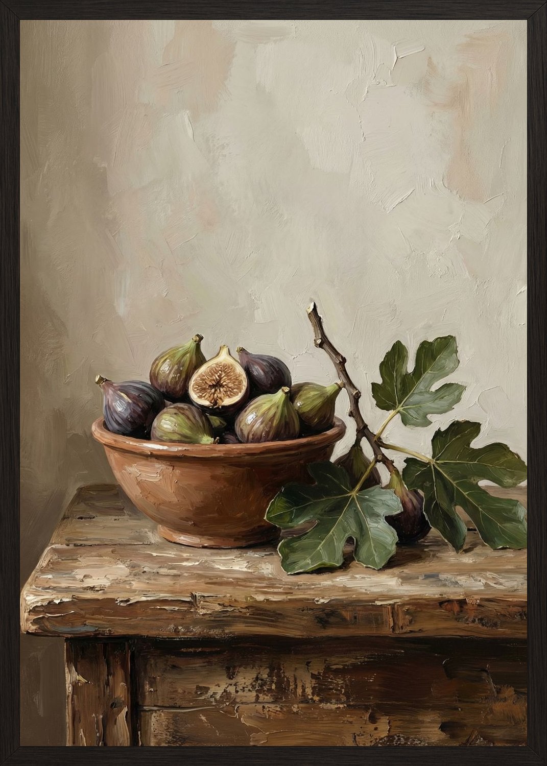 Poster in oak frame