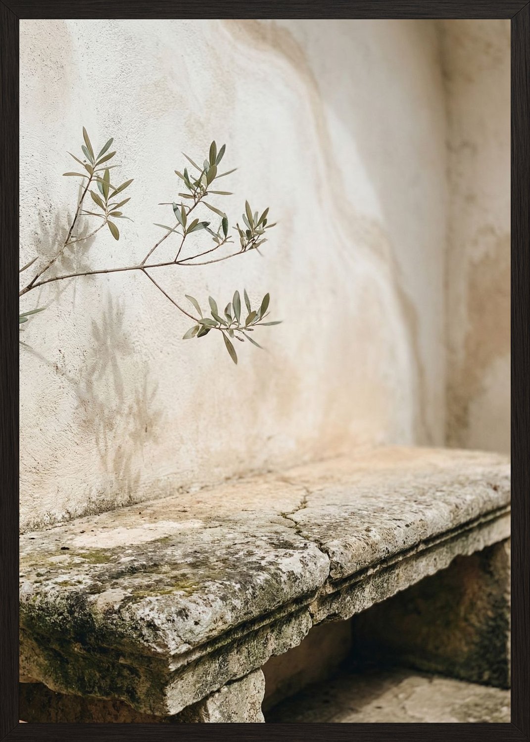 Poster in oak frame