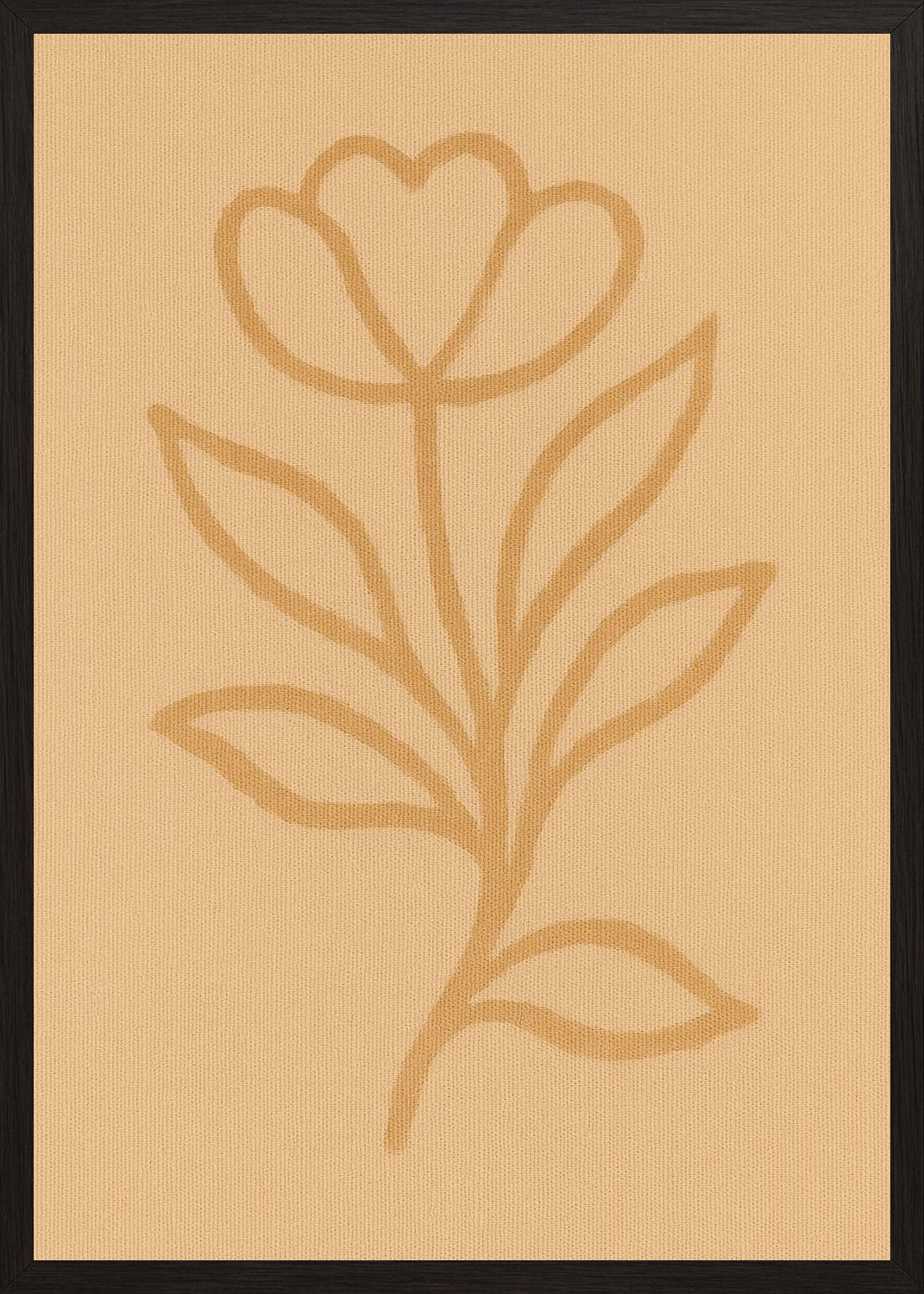 Poster in black frame