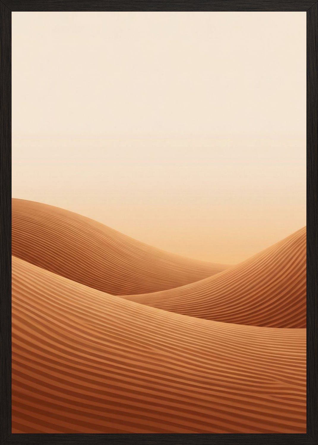 Poster in black frame