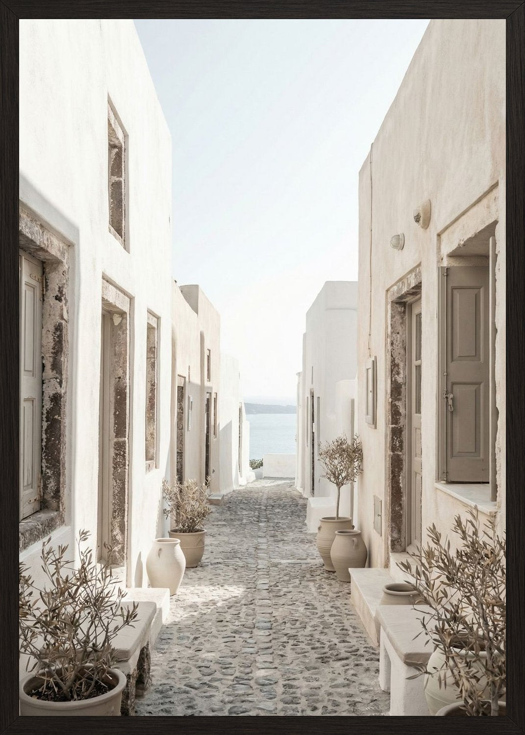 Poster in black frame