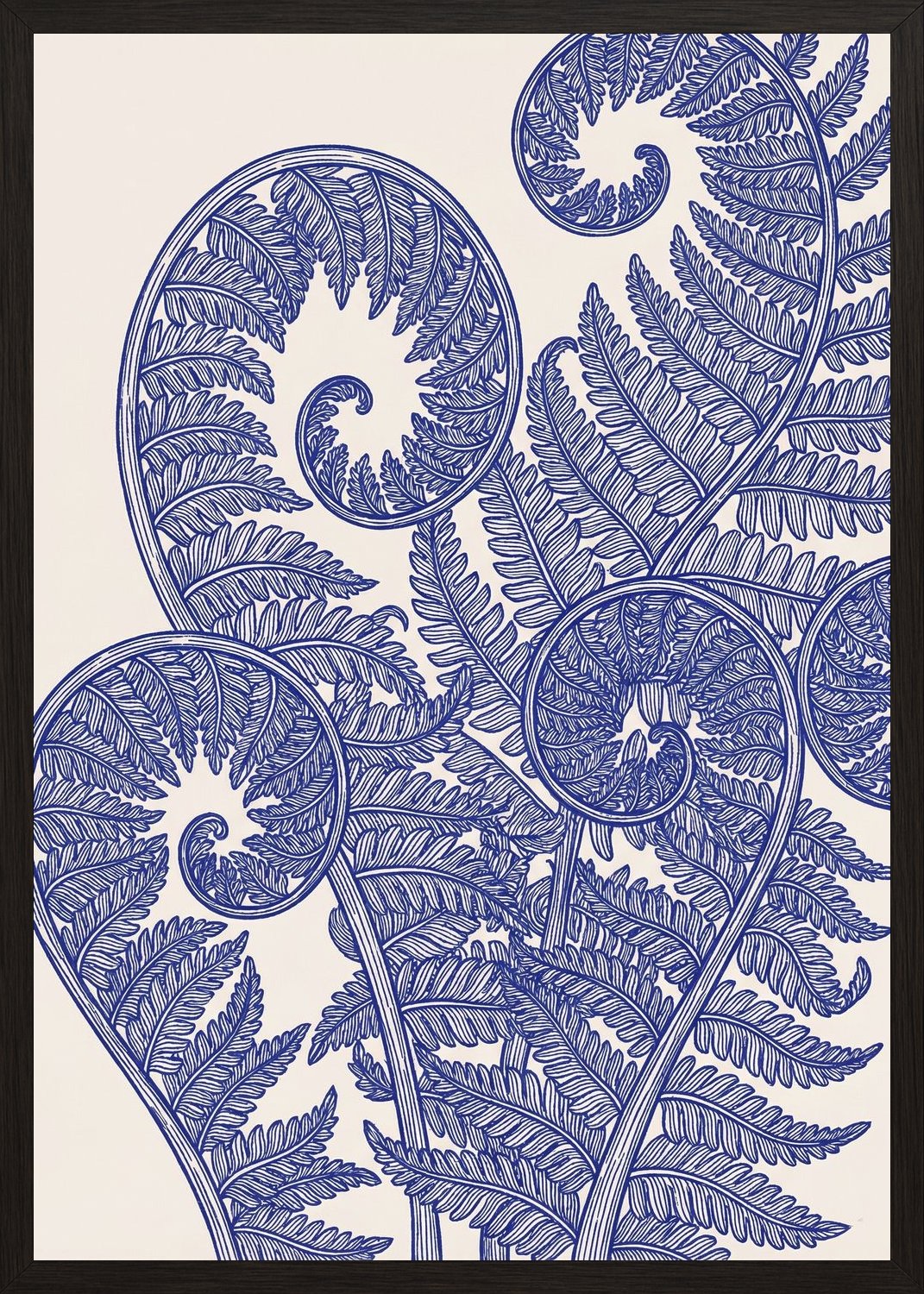 Poster in black frame